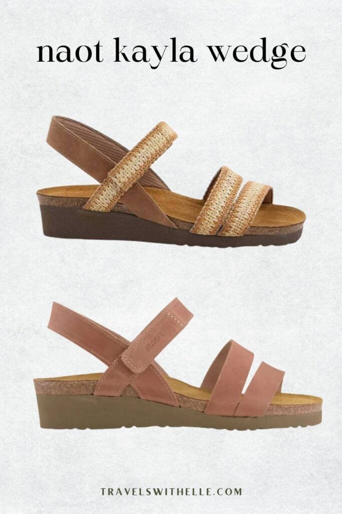 Naot Kayla Wedge Sandal - Comfortable Walking Shoes For Travel
