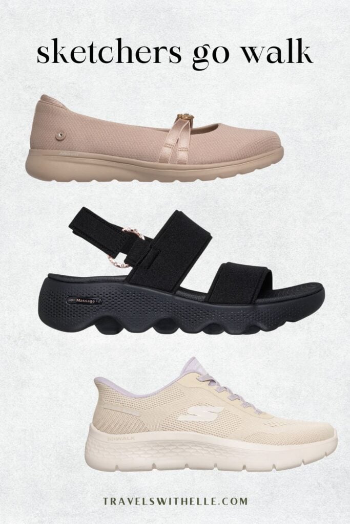 Sketchers Go Walk -Comfortable Walking Shoes For Travel