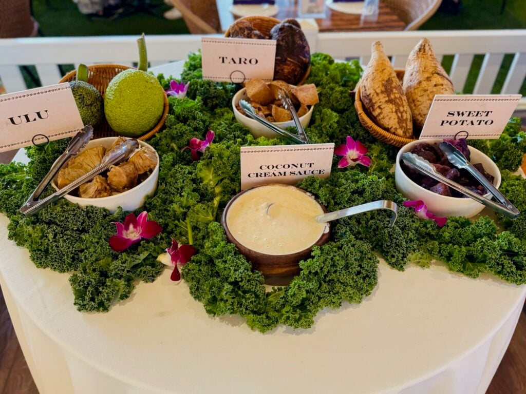 Traditional Starches at the Ali'i Luau