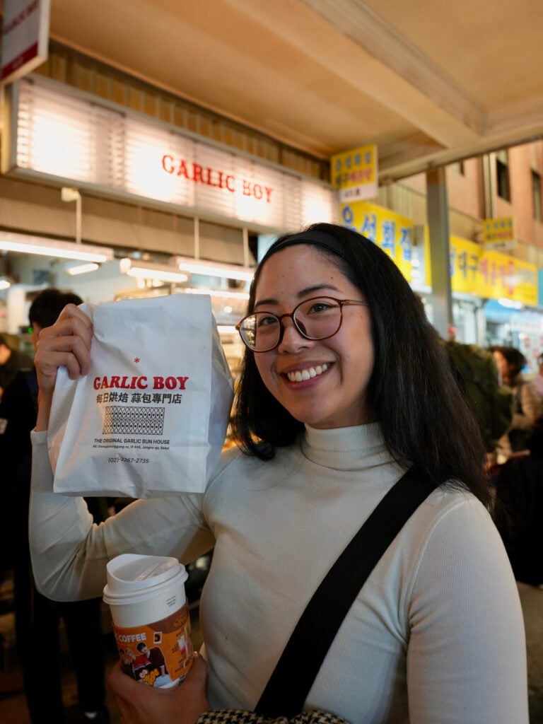 Garlic Boy at Gwangjang Market
