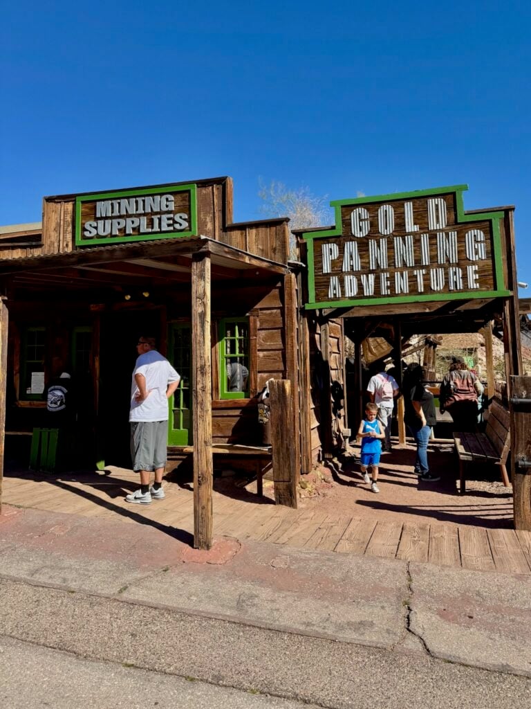 Calico Ghost Town Gold Panning Adventure