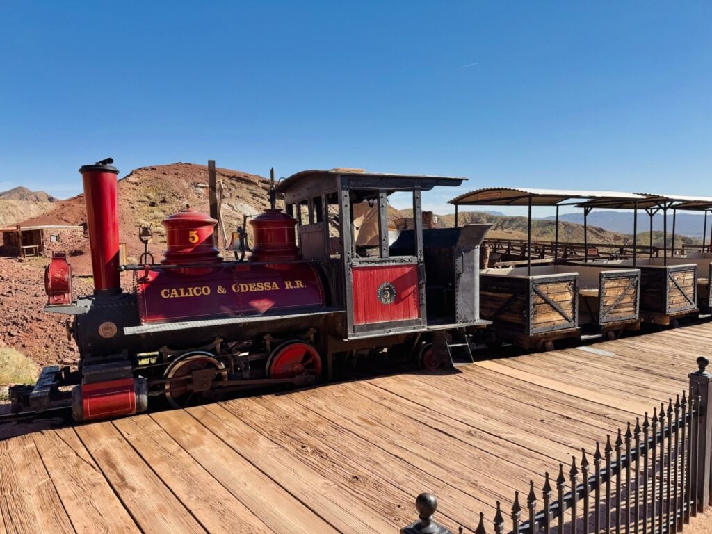 Calico Ghost Town Railroad Train Ride