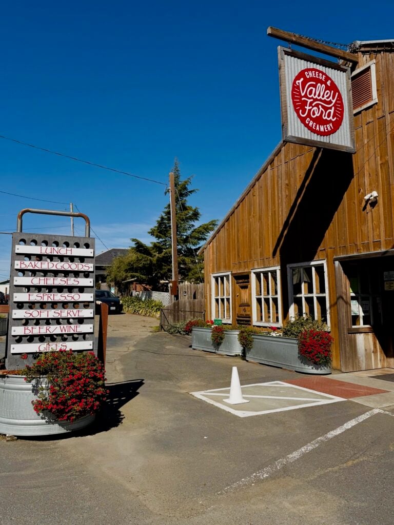 Sonoma Coast Road Trip - Valley Ford Creamery