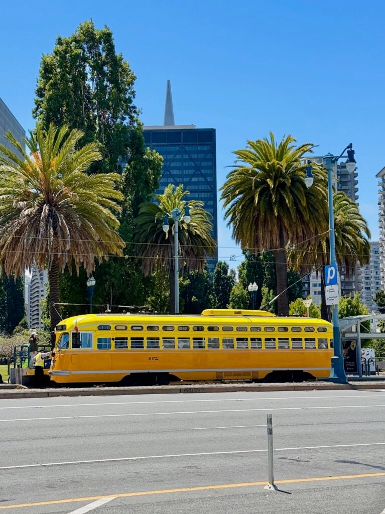 Vintage Street Cars San Francisco Embarcadero