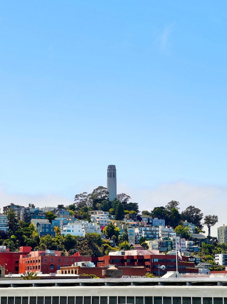 San Francisco Embarcadero Coit Tower View
