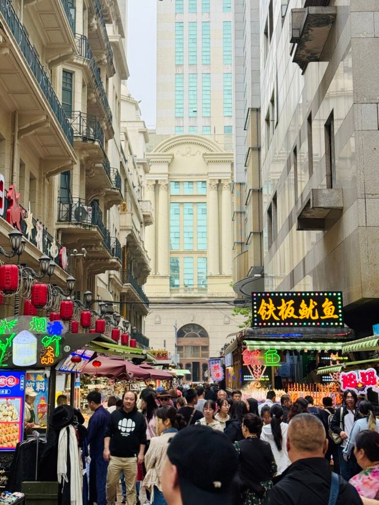 Nanjing Road Pedestrian Street Shanghai China